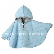 Polar Fleece Baby Poncho/Blanket with Hood